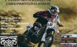ACONTECE NESTE FINAL DE SEMANA A 2ª EDIÇÃO DE PASSEIO MOTOCICLÍSTICO DE CABIXI A PIMENTEIRAS