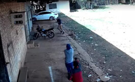 Vídeo mostra policial sendo baleado em tentativa de latrocínio em Porto Velho